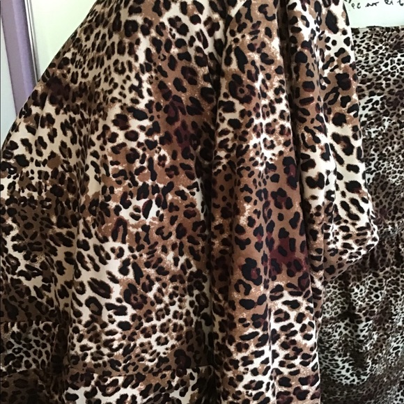 Melissa Masse Leopard Jacket Cardigan Robe XL - Picture 3 of 6